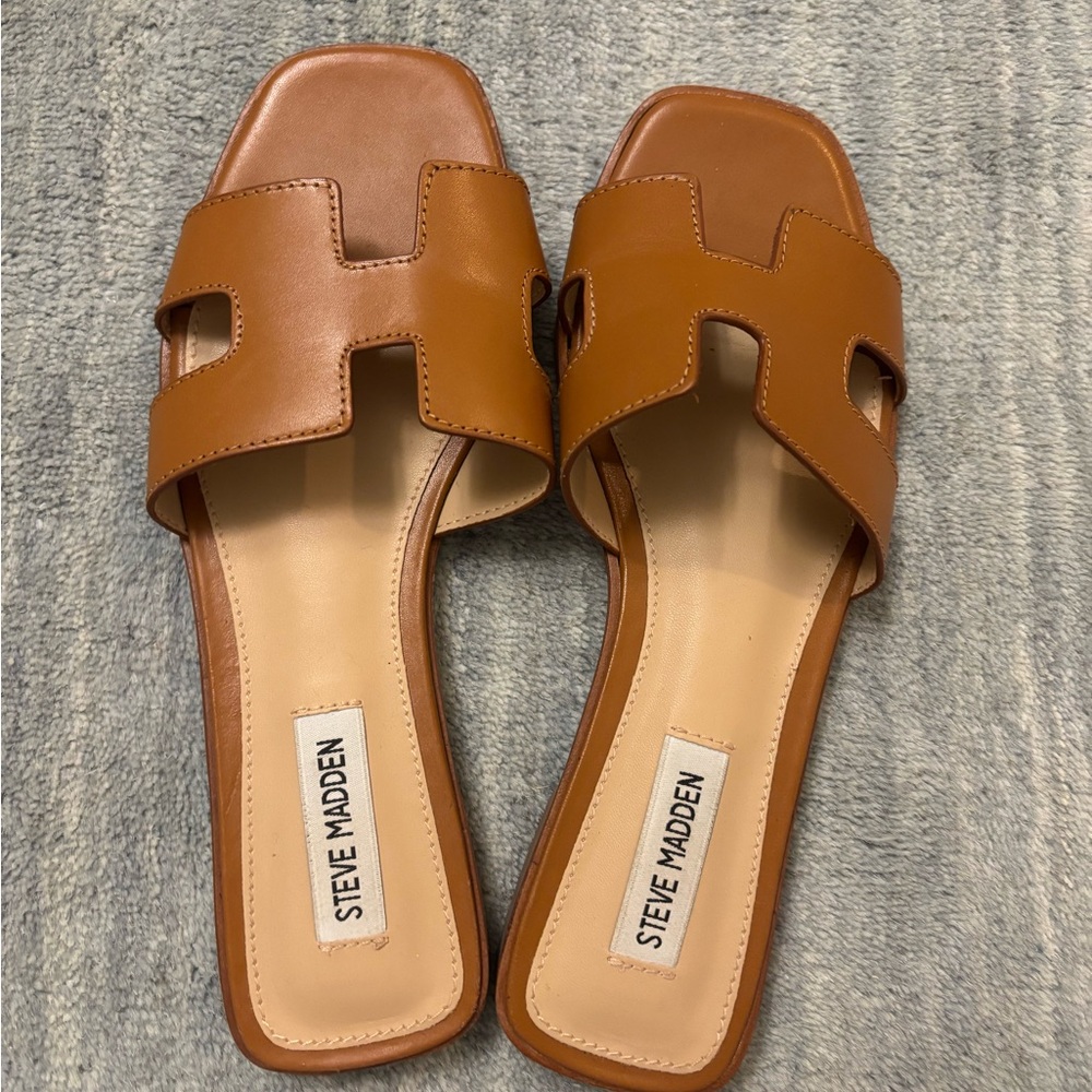 Steve Madden H-Shaped Slide Sandals Size 7.5